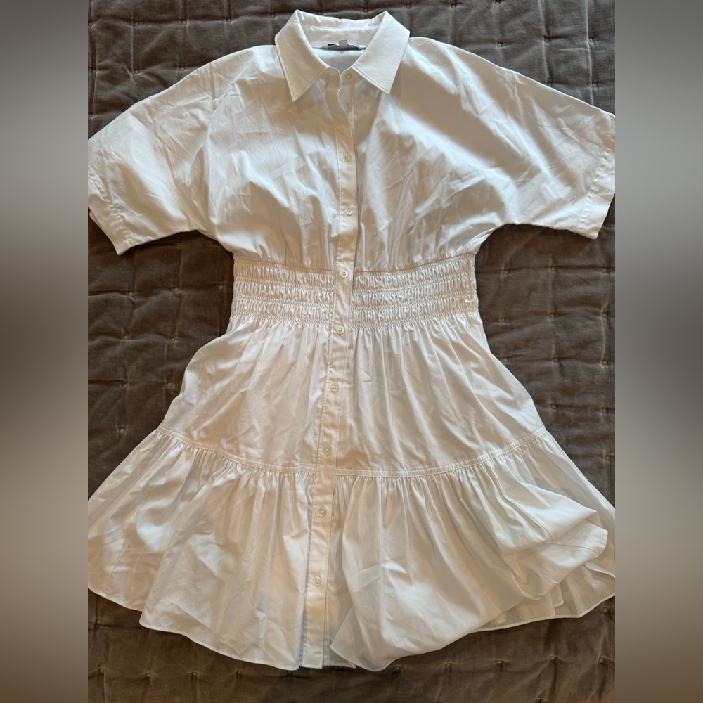 Veronica Beard White Knee Length Dress 2